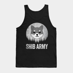 Vintage Shiba Inu Coin To The Moon Crypto Token Cryptocurrency Wallet HODL Birthday Gift For Men Women Tank Top